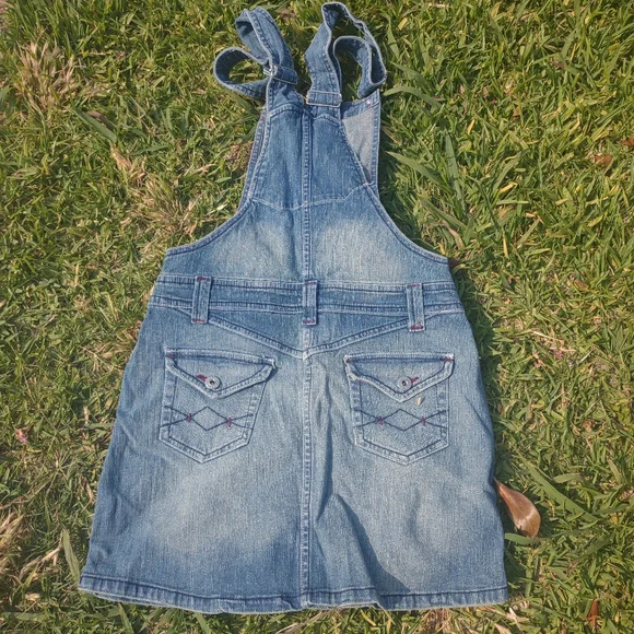 Denim Mudd Juniors Overall Skirt Size 1 - Picture 2 of 14